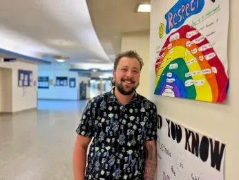 Eckstein Middle School teacher awarded for LGBTQIA+ work