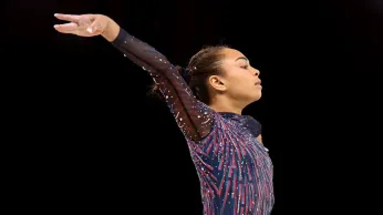 Olympian Hezly Rivera Edges Leanne Wong for Victory at the US Gymnastics Championships